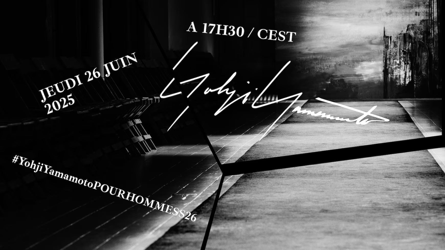LIVE] Yohji Yamamoto POUR HOMME S/S 2026 PARIS COLLECTION – THE