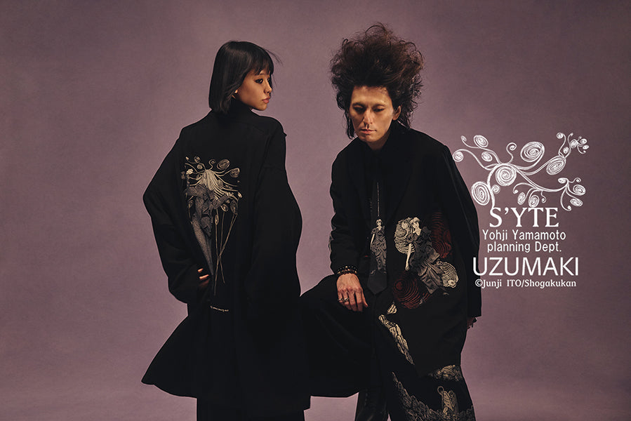 S'YTE × Junji ITO -UZUMAKI- Collaboration – THE SHOP YOHJI YAMAMOTO