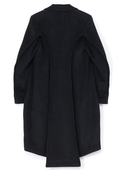 W/CA BEAVER BIG LAPEL DOUBLE COAT