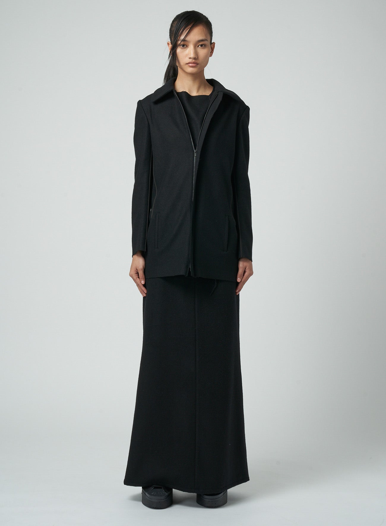 MELTON ZIP JACKET