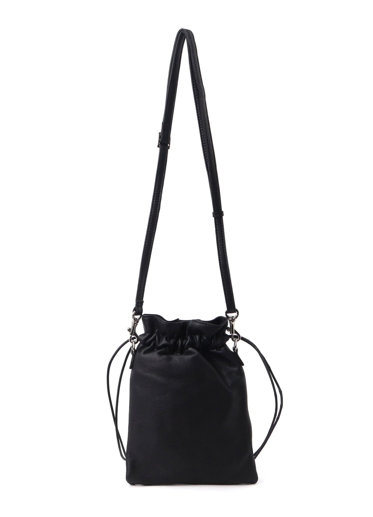 GARMENT LEATHER DRAWSTRING POUCH S