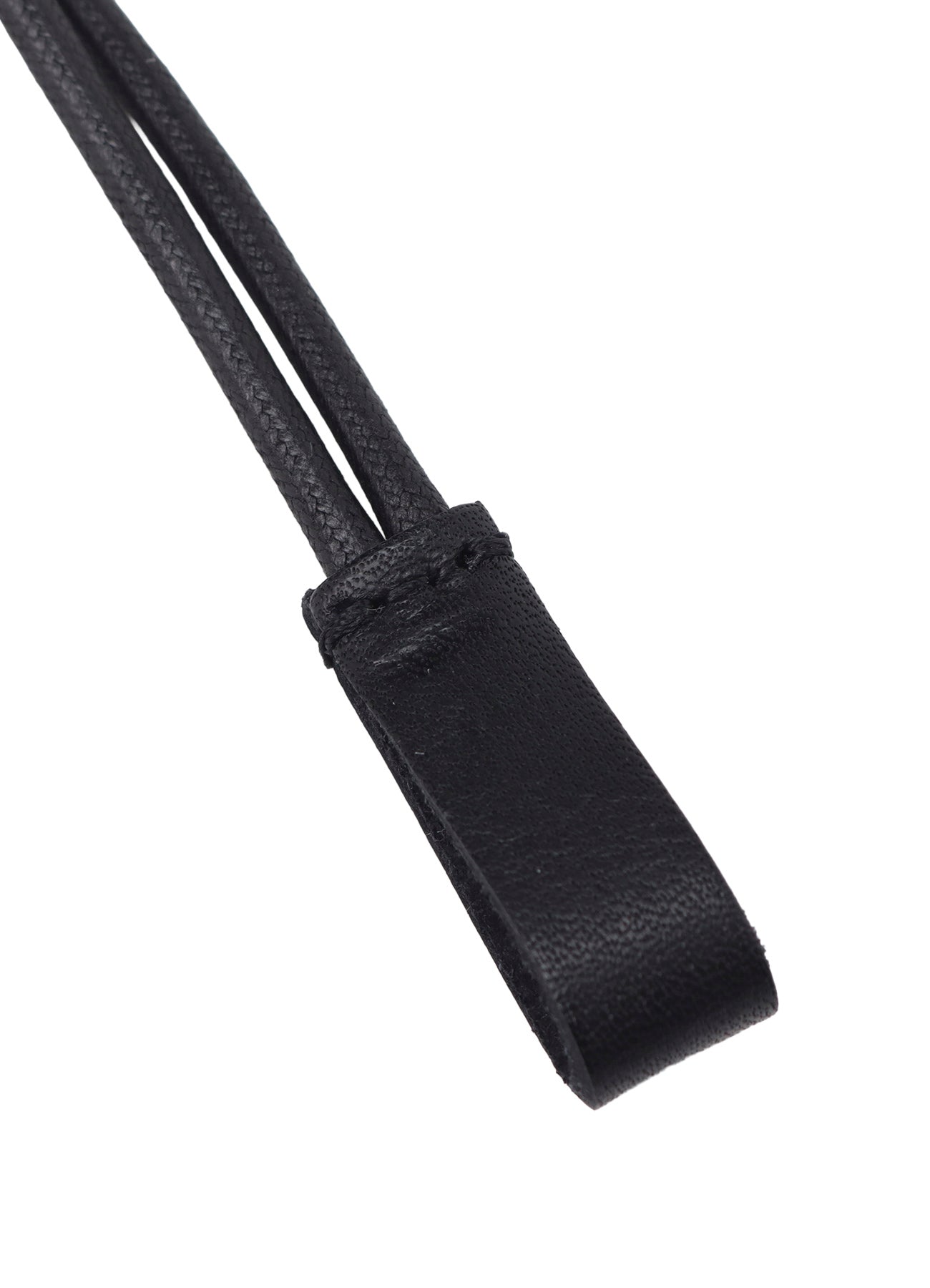GARMENT LEATHER DRAWSTRING POUCH M