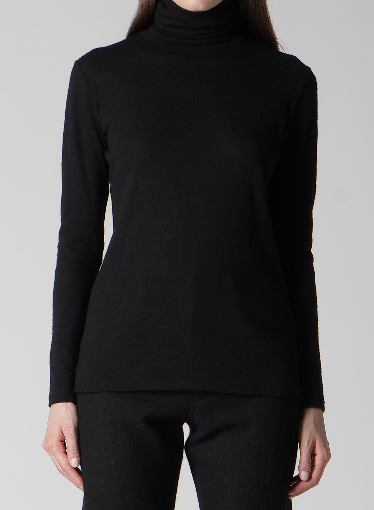 AIRY SPUN LIGHT MILLED HIGHNECK LONG T A