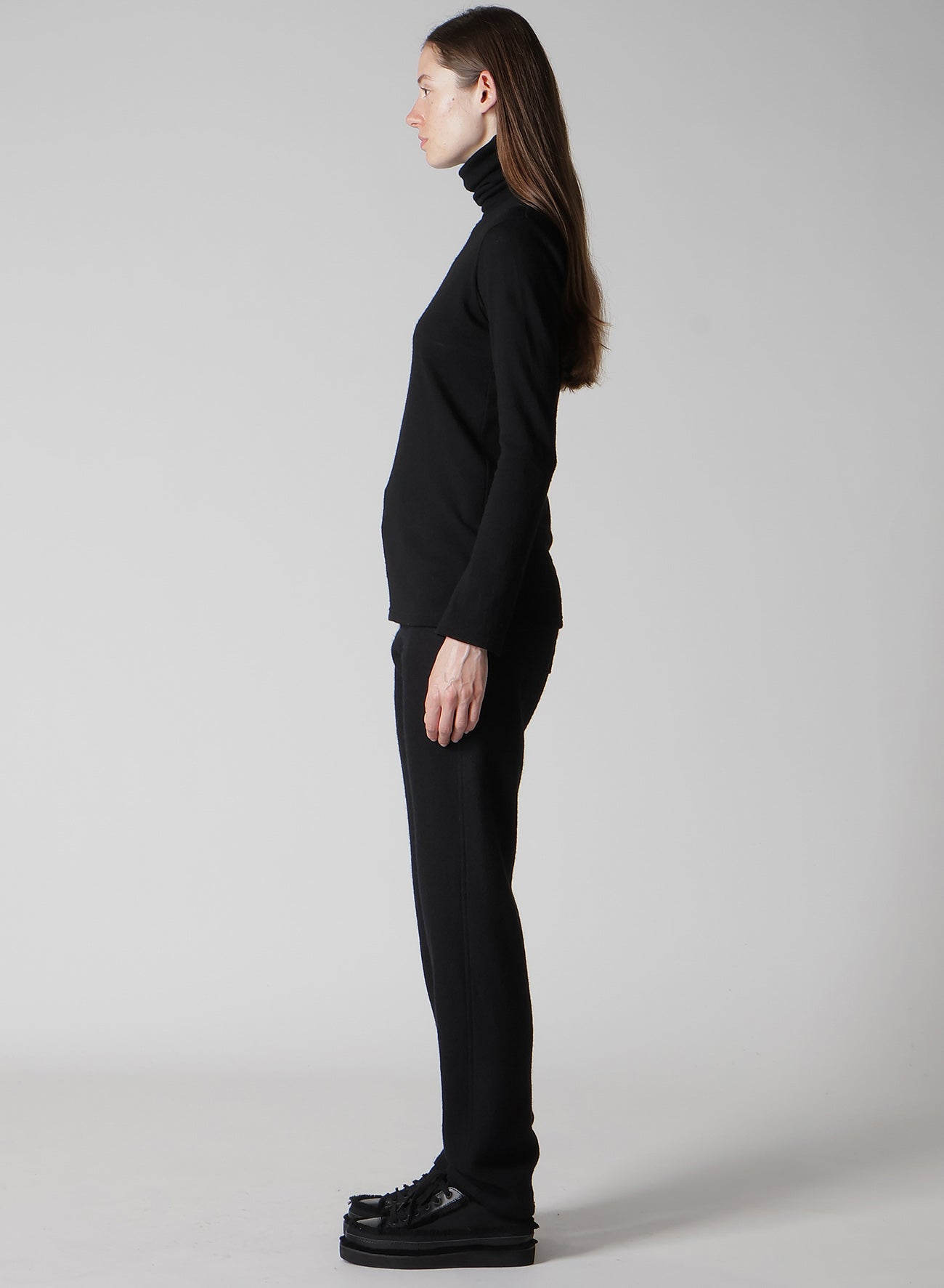 AIRY SPUN LIGHT MILLED HIGHNECK LONG T A
