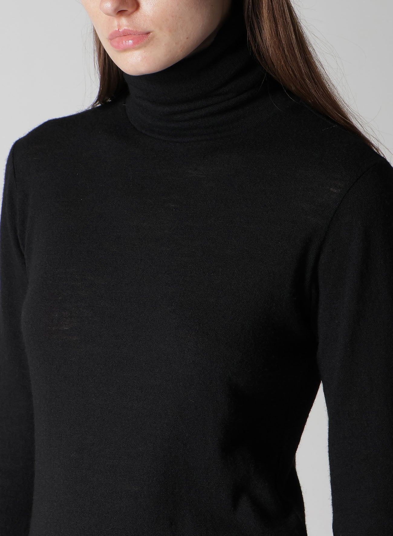 AIRY SPUN LIGHT MILLED HIGHNECK LONG T A