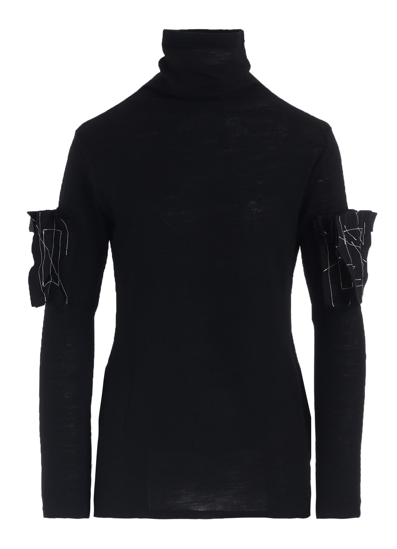 AIRY SPAN WEAK MILLED TURTLENECK LONG T-D