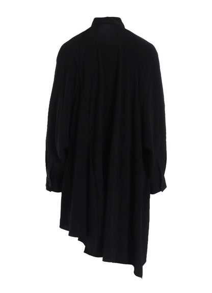 TA/PE CREPE DE CHINE RAGLAN LONG SLV BLOUSE