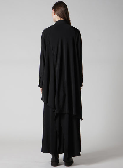 TA/PE CREPE DE CHINE RAGLAN LONG SLV BLOUSE