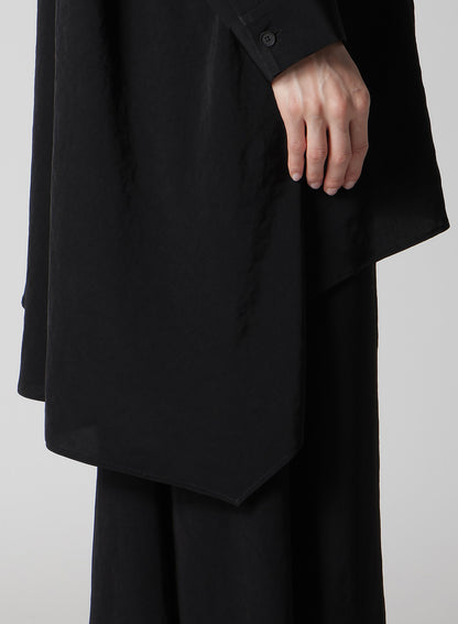 TA/PE CREPE DE CHINE RAGLAN LONG SLV BLOUSE