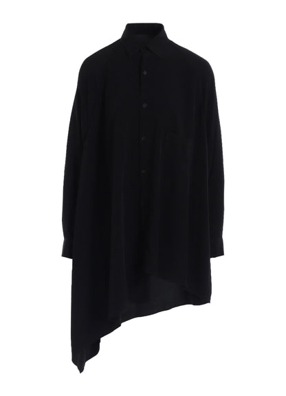 TA/PE CREPE DE CHINE RAGLAN LONG SLV BLOUSE