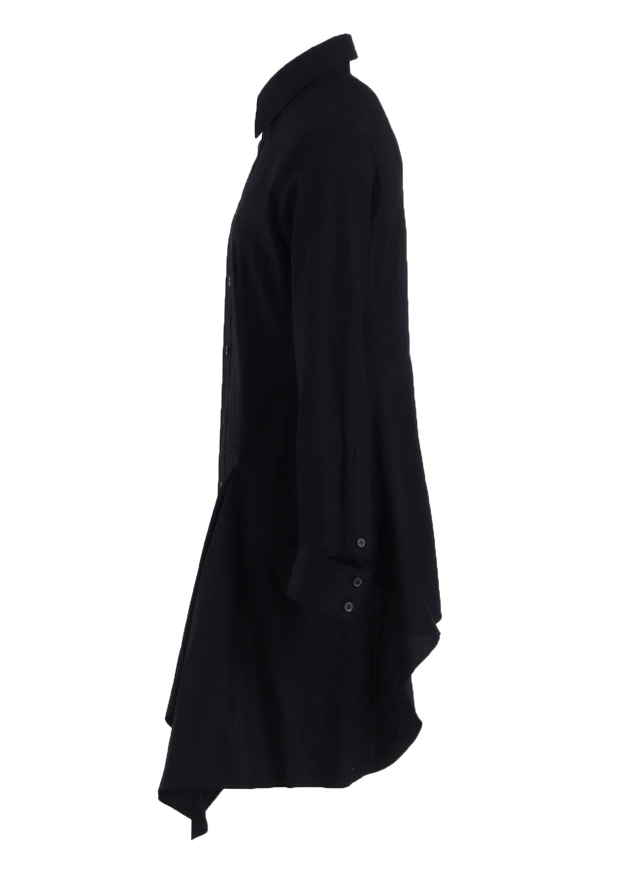 COTTON BROAD L DRAPED BLOUSE