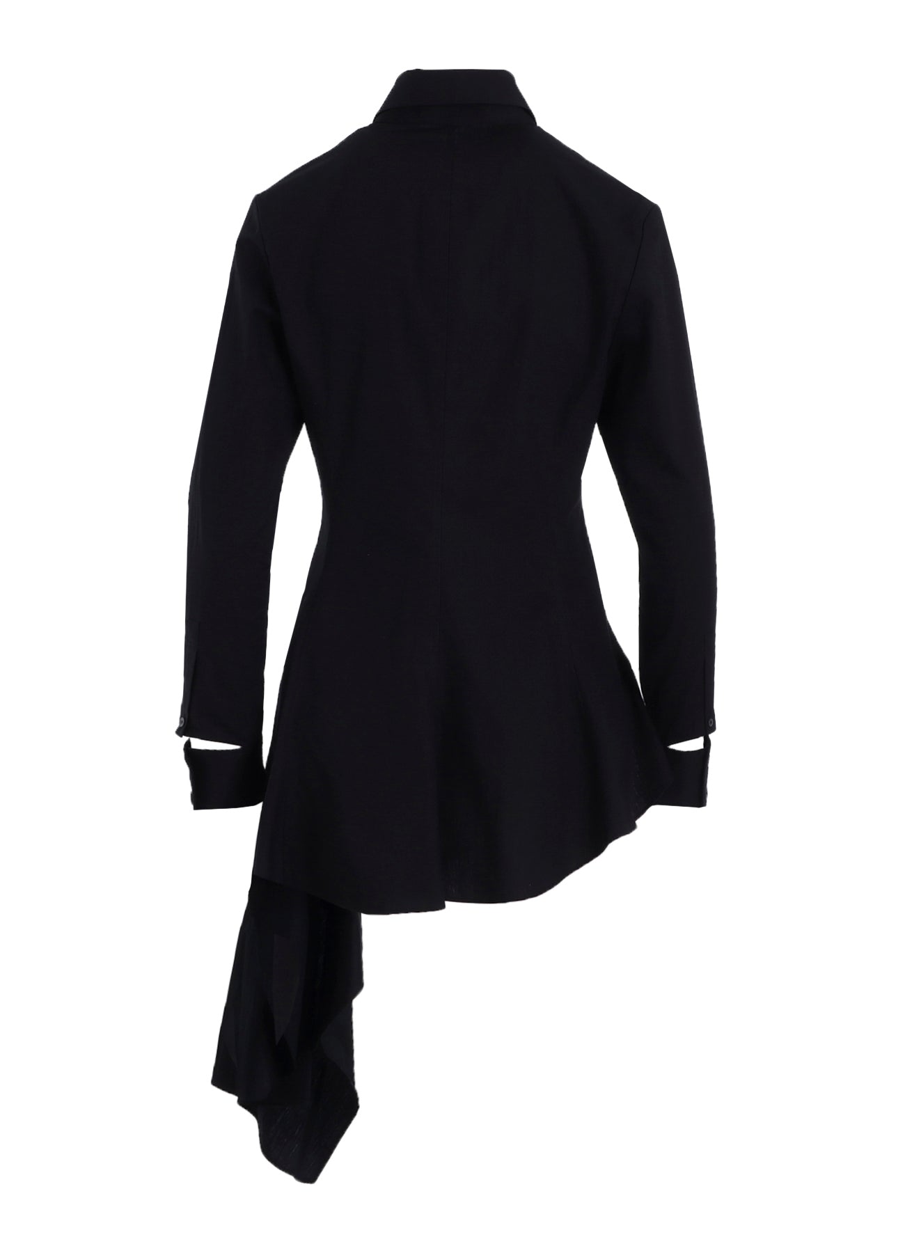 COTTON BROAD L DRAPED BLOUSE