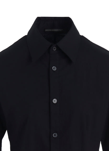 COTTON BROAD L DRAPED BLOUSE