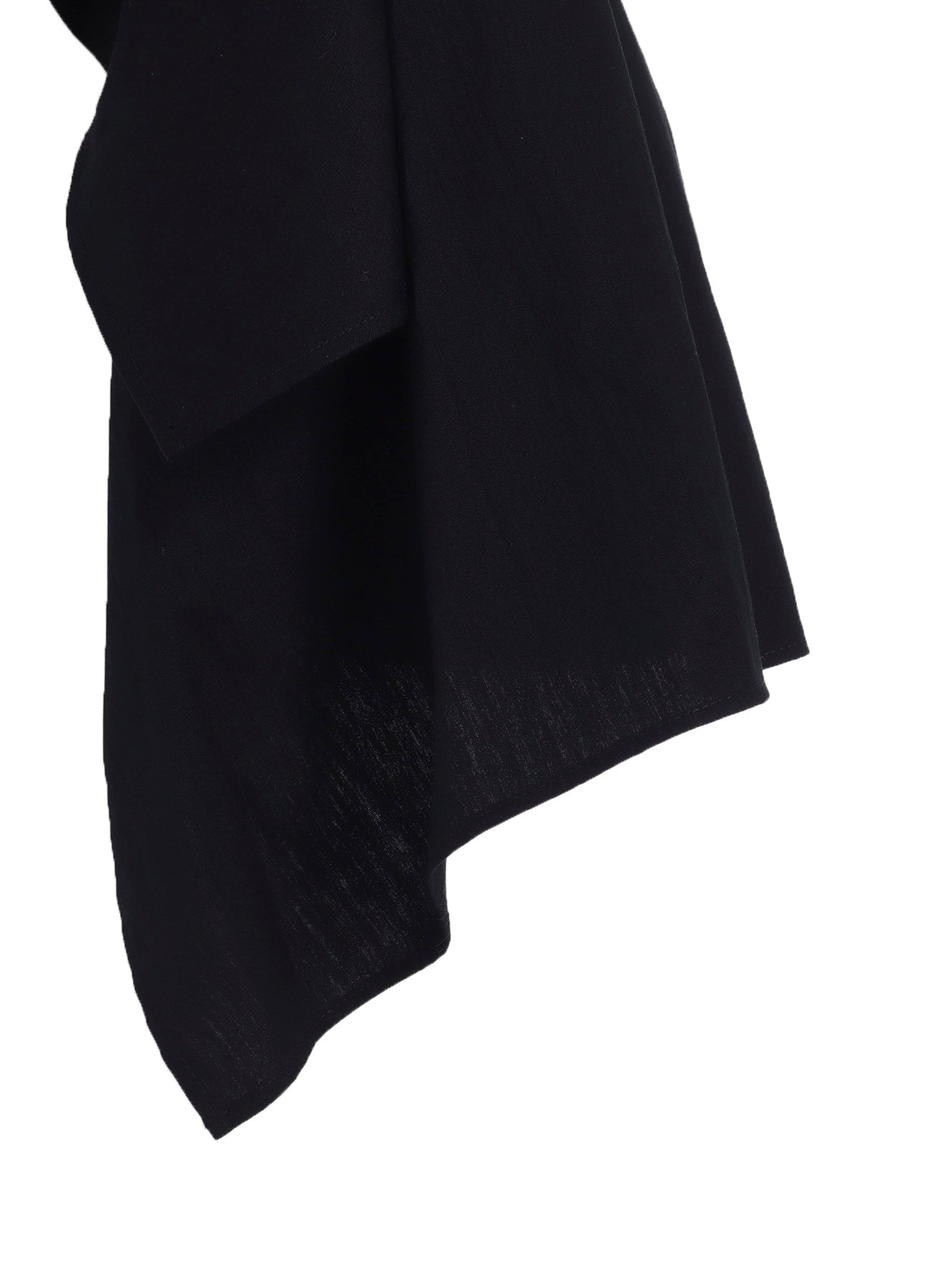 COTTON BROAD L DRAPED BLOUSE