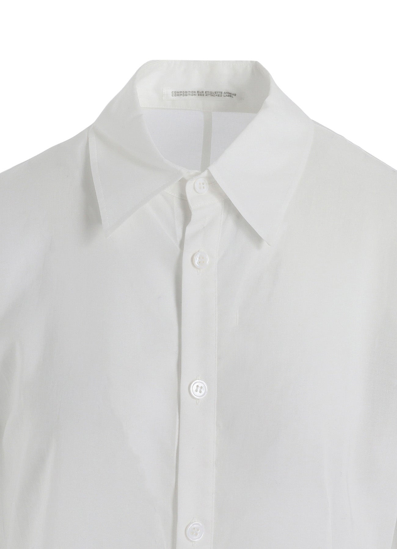 CELLULOSE LAWN L DRAPED BLOUSE