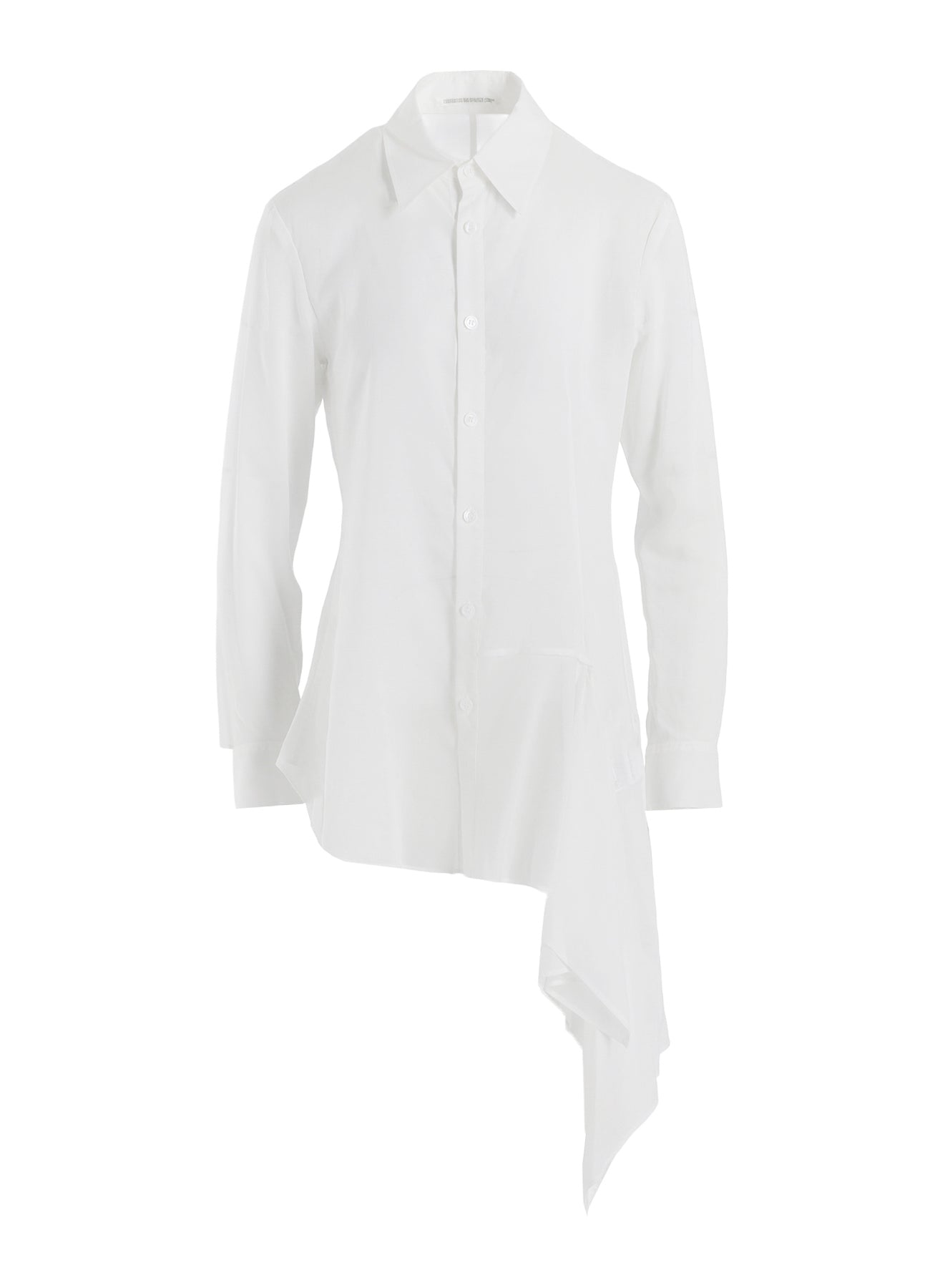 CELLULOSE LAWN L DRAPED BLOUSE