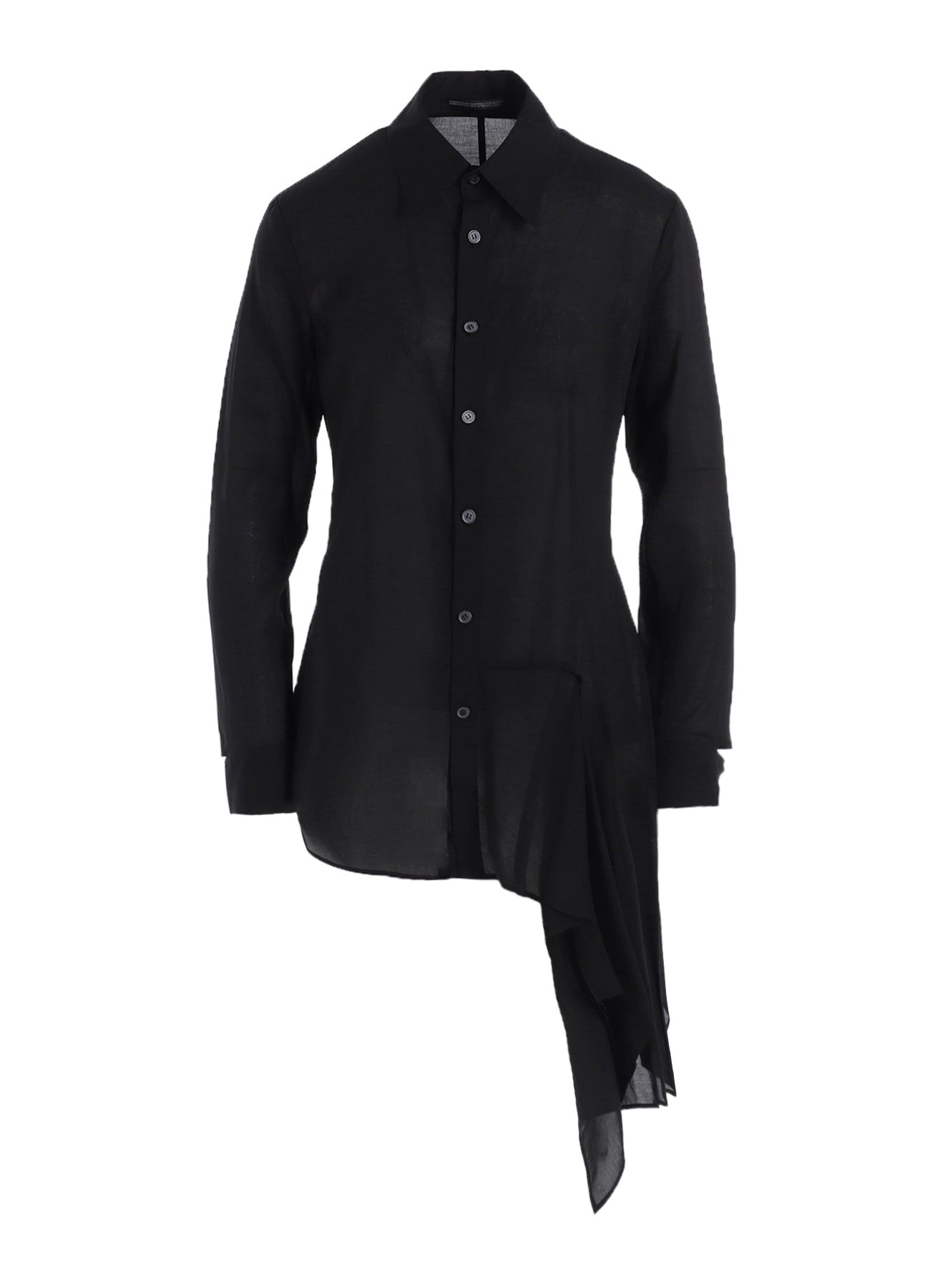 CELLULOSE LAWN L DRAPED BLOUSE
