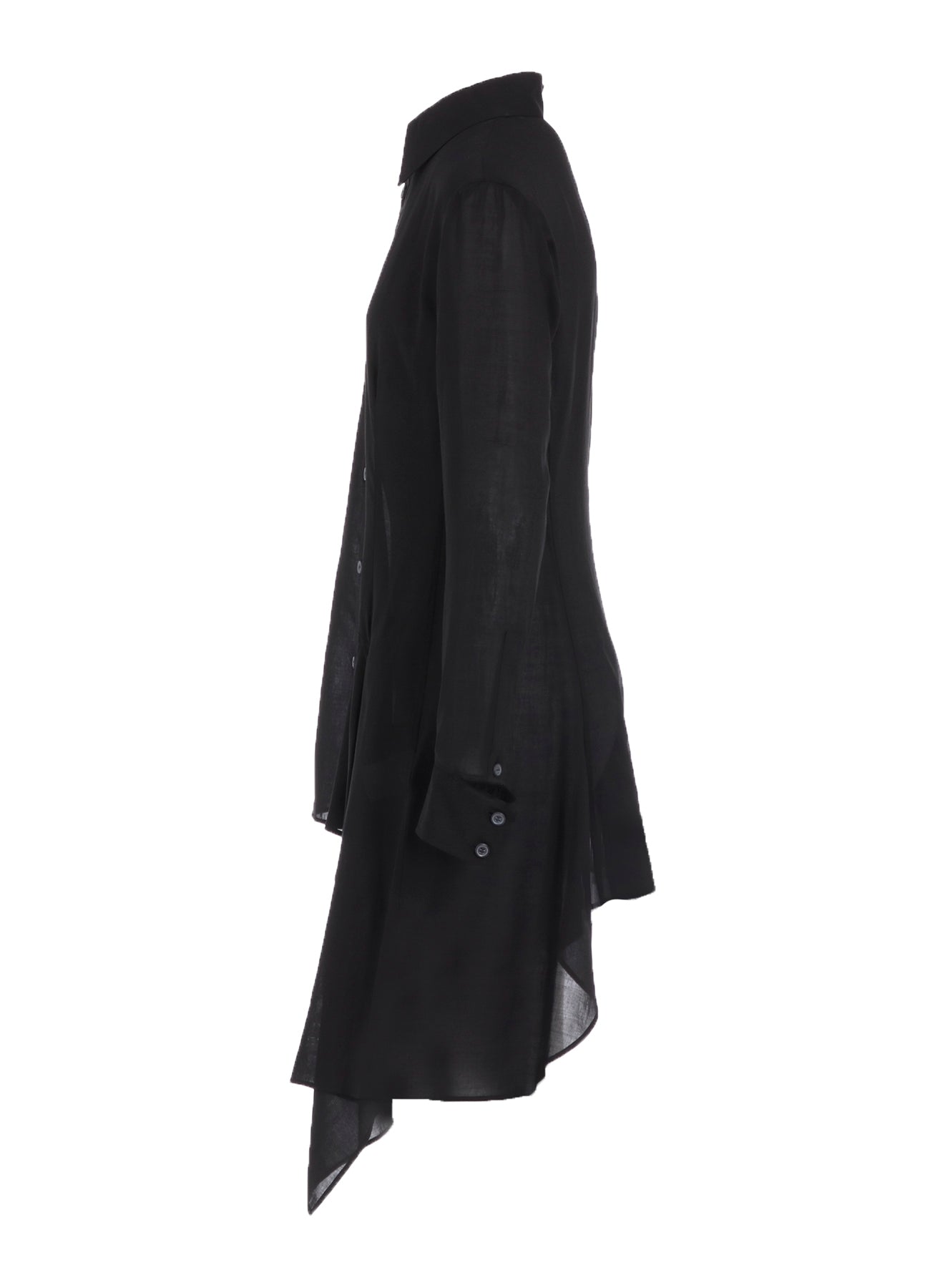 CELLULOSE LAWN L DRAPED BLOUSE
