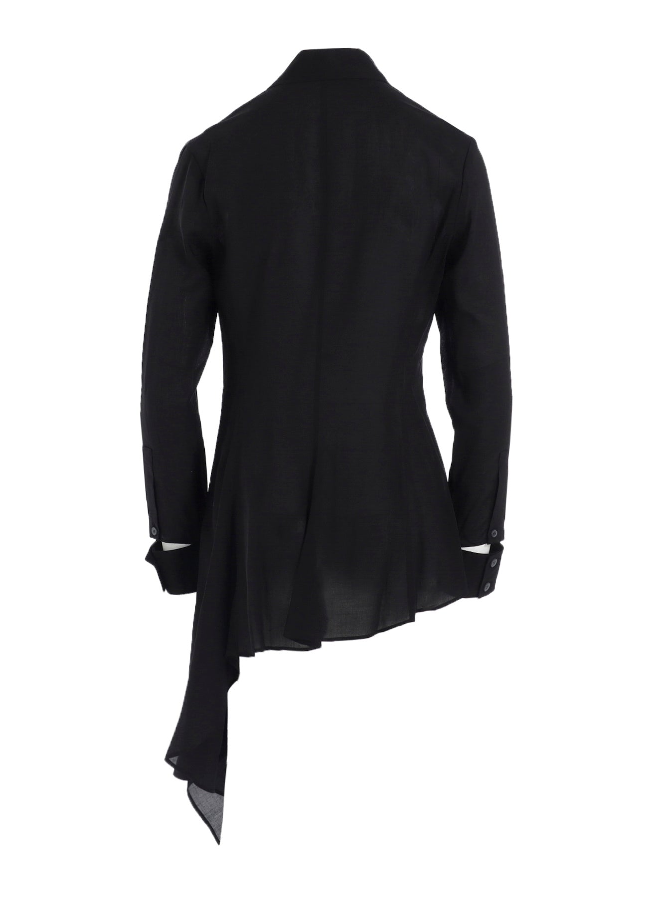 CELLULOSE LAWN L DRAPED BLOUSE