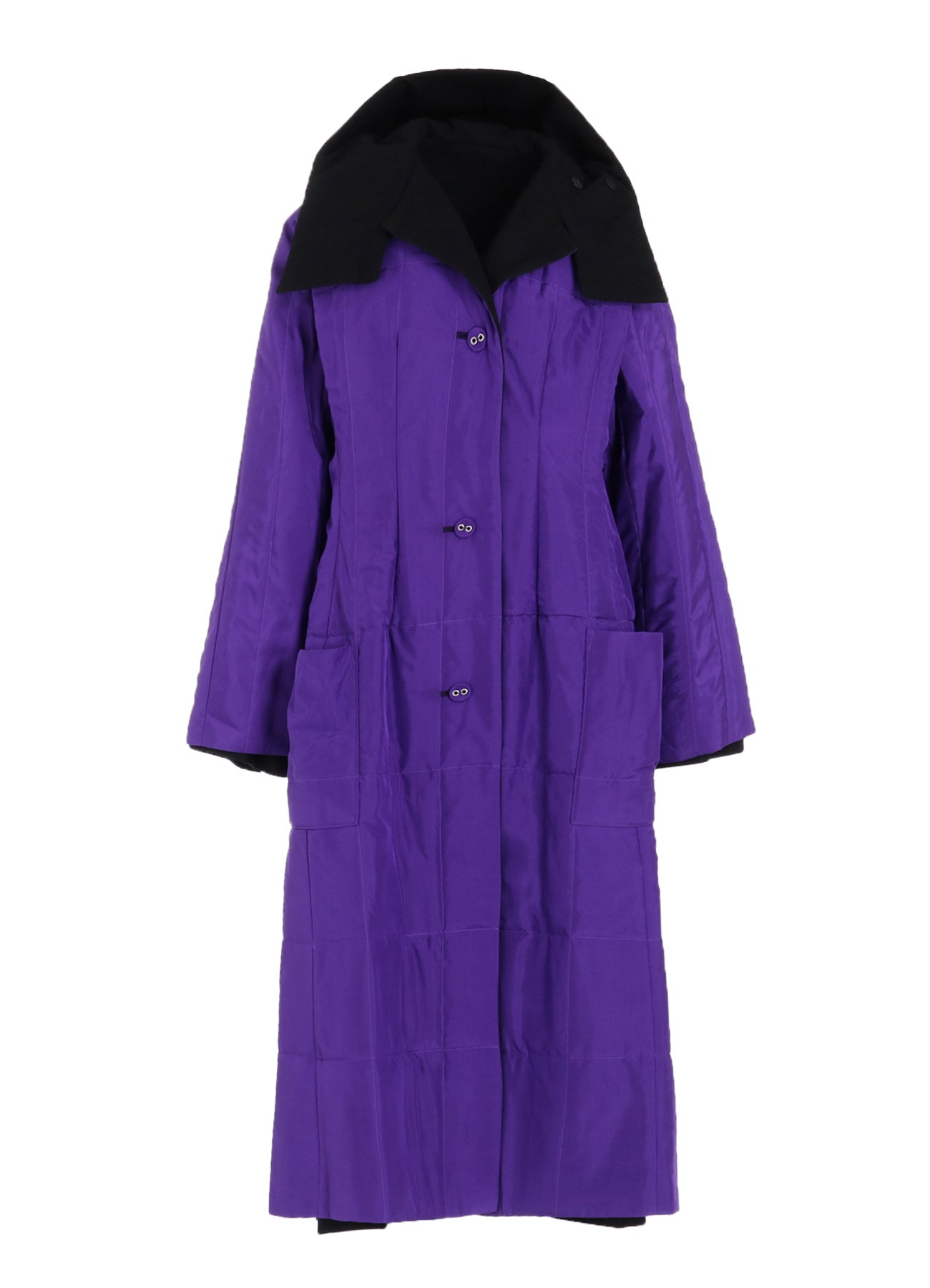 OVERDYE WOOL VIERA REVERSIBLE HOODED COAT