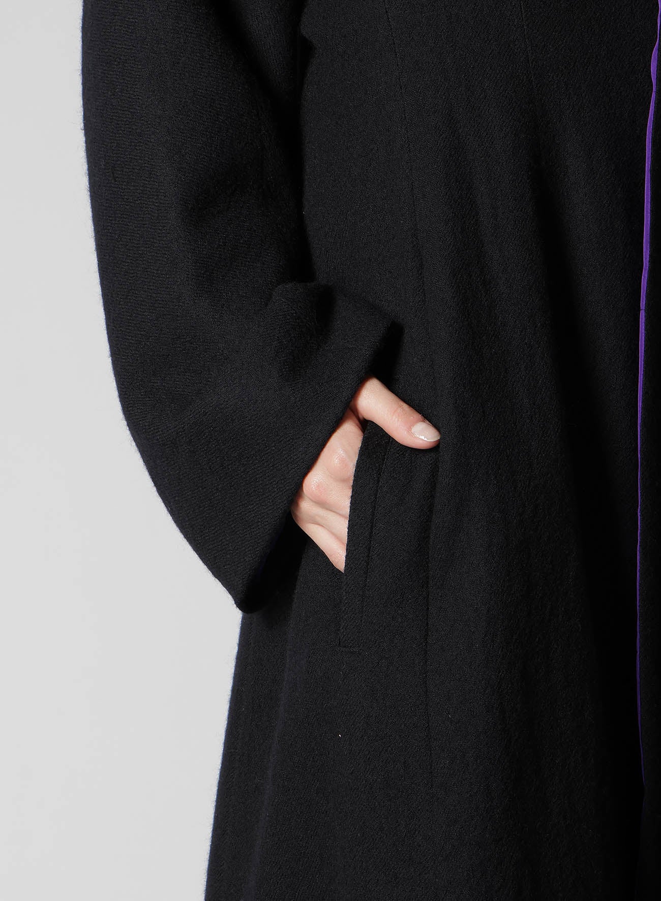 OVERDYE WOOL VIERA REVERSIBLE HOODED COAT