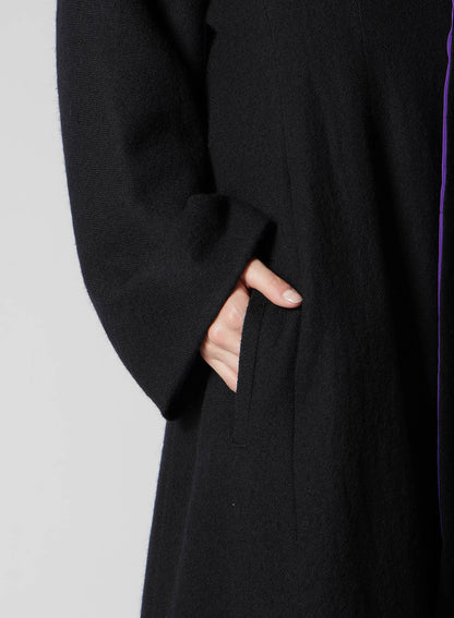 OVERDYE WOOL VIERA REVERSIBLE HOODED COAT