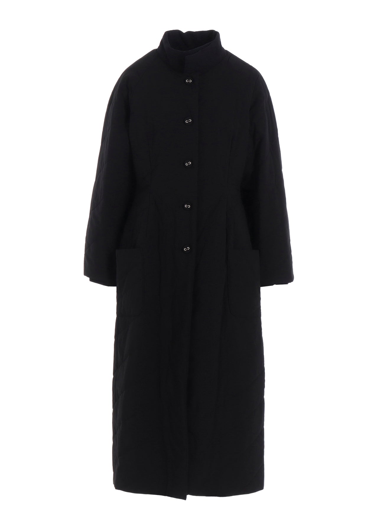 WOOL VIYELLA REVERSIBLE STAND COLLAR COAT