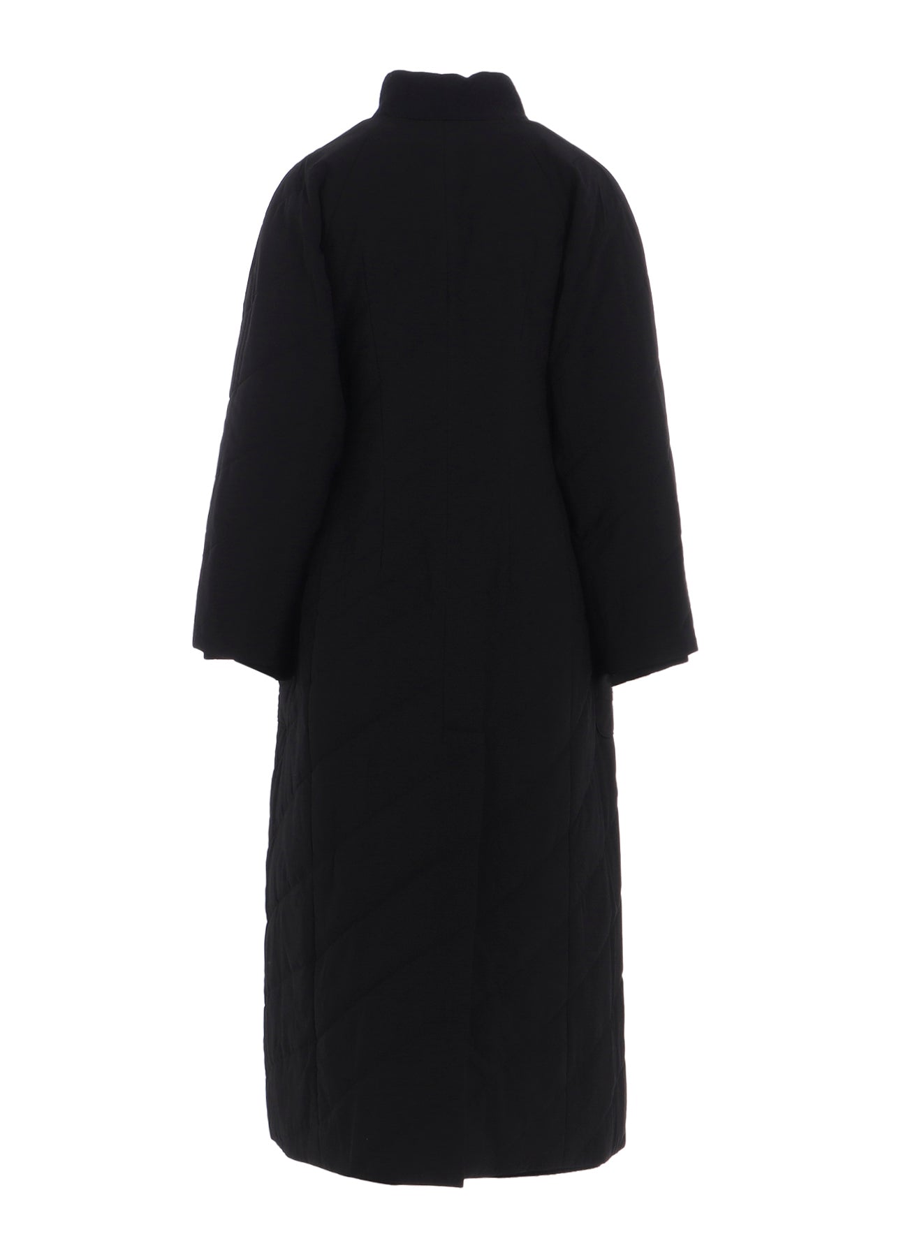 WOOL VIYELLA REVERSIBLE STAND COLLAR COAT