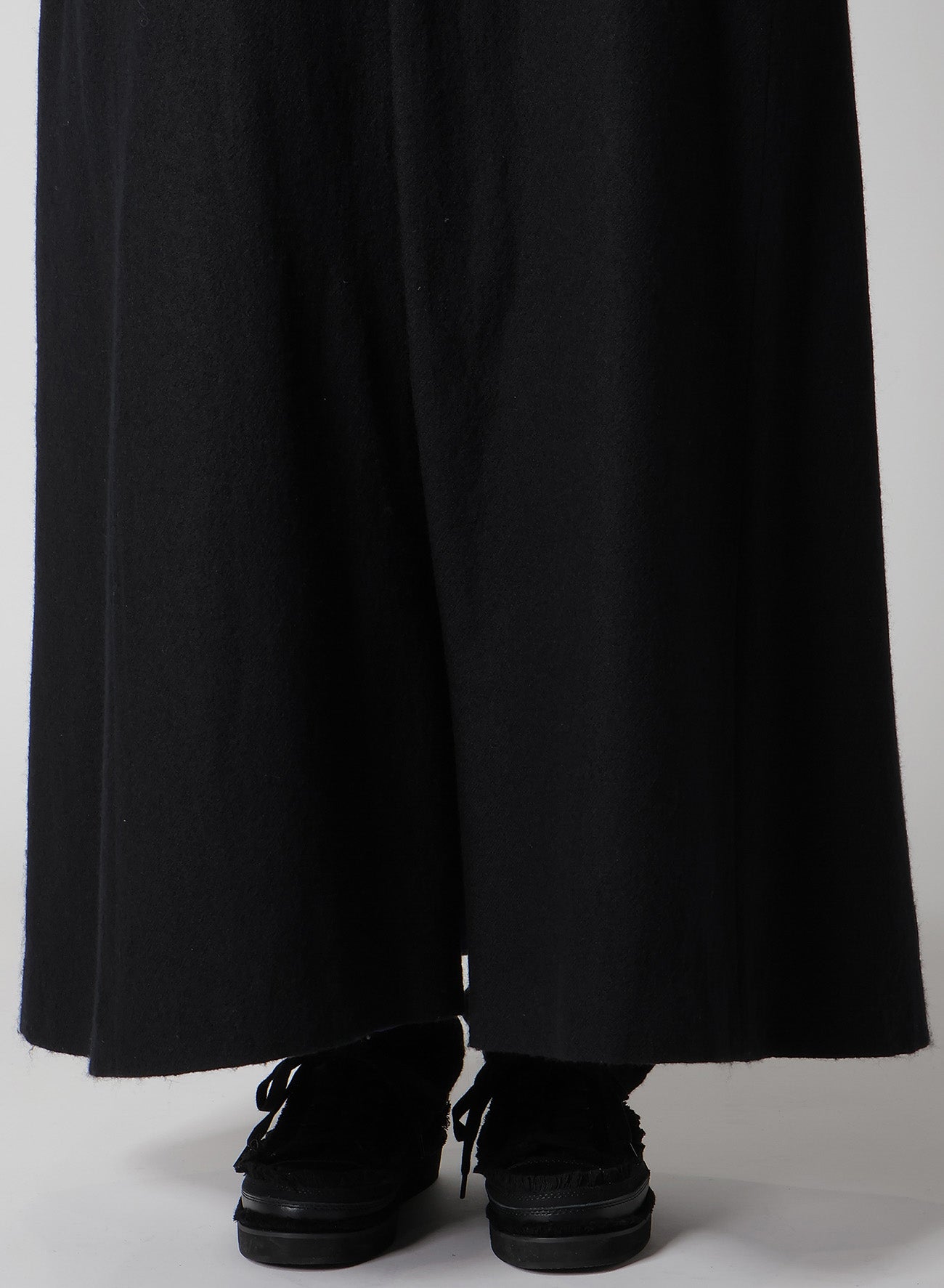 OVERDYE WOOL VIERA REVERSIBLE COLLARLESS COAT