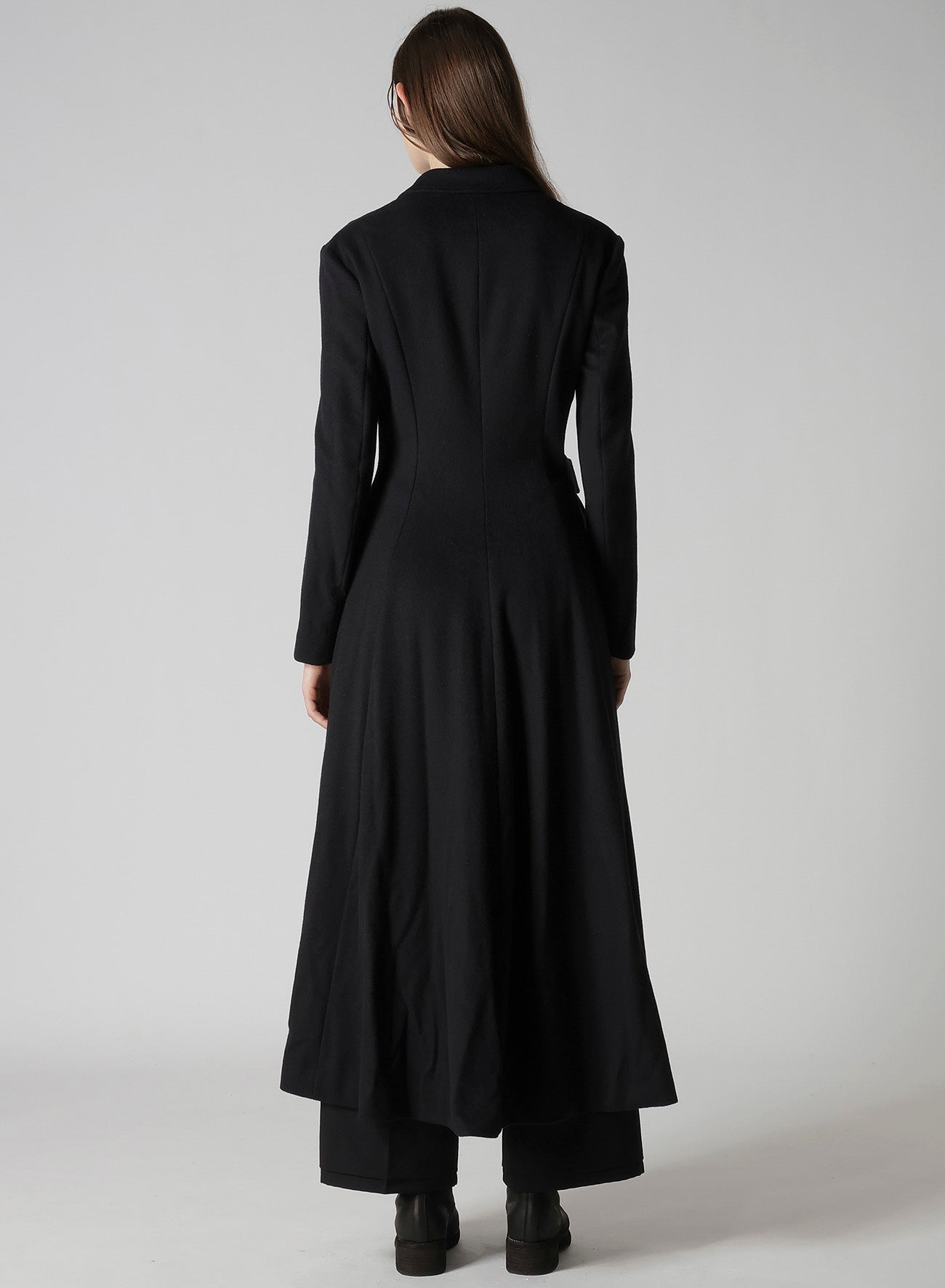W/Ca BEAVER CLOTH WAIST BELT D COAT