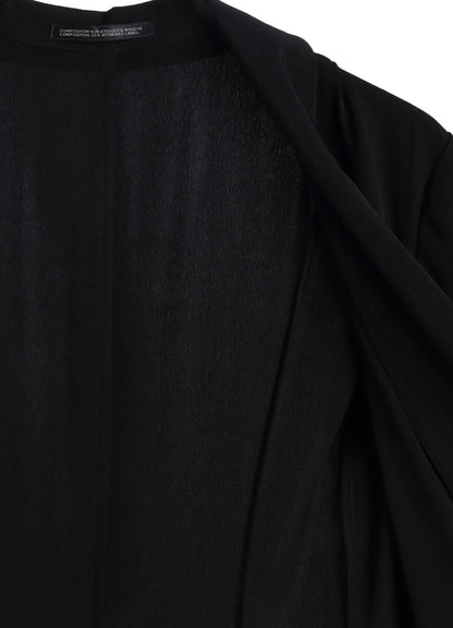 TA/PE CREPE DE CHINE WAIST BELT D COAT