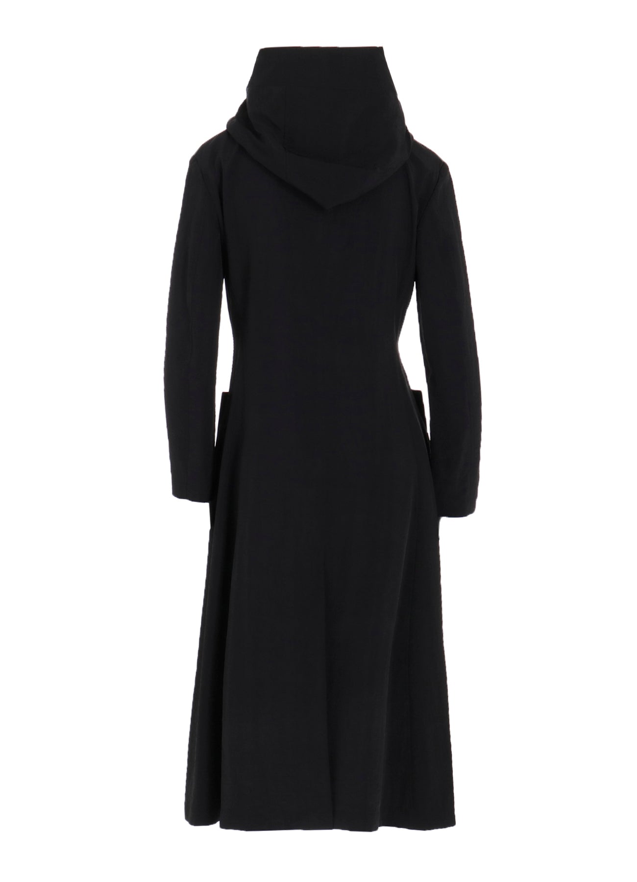 Ny/Si TAFFETA HOODED ZIP COAT