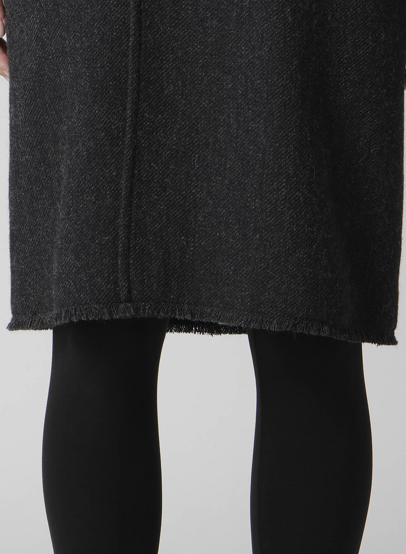 TWEED CLOTH FLAP DETAIL SLIM DRESS
