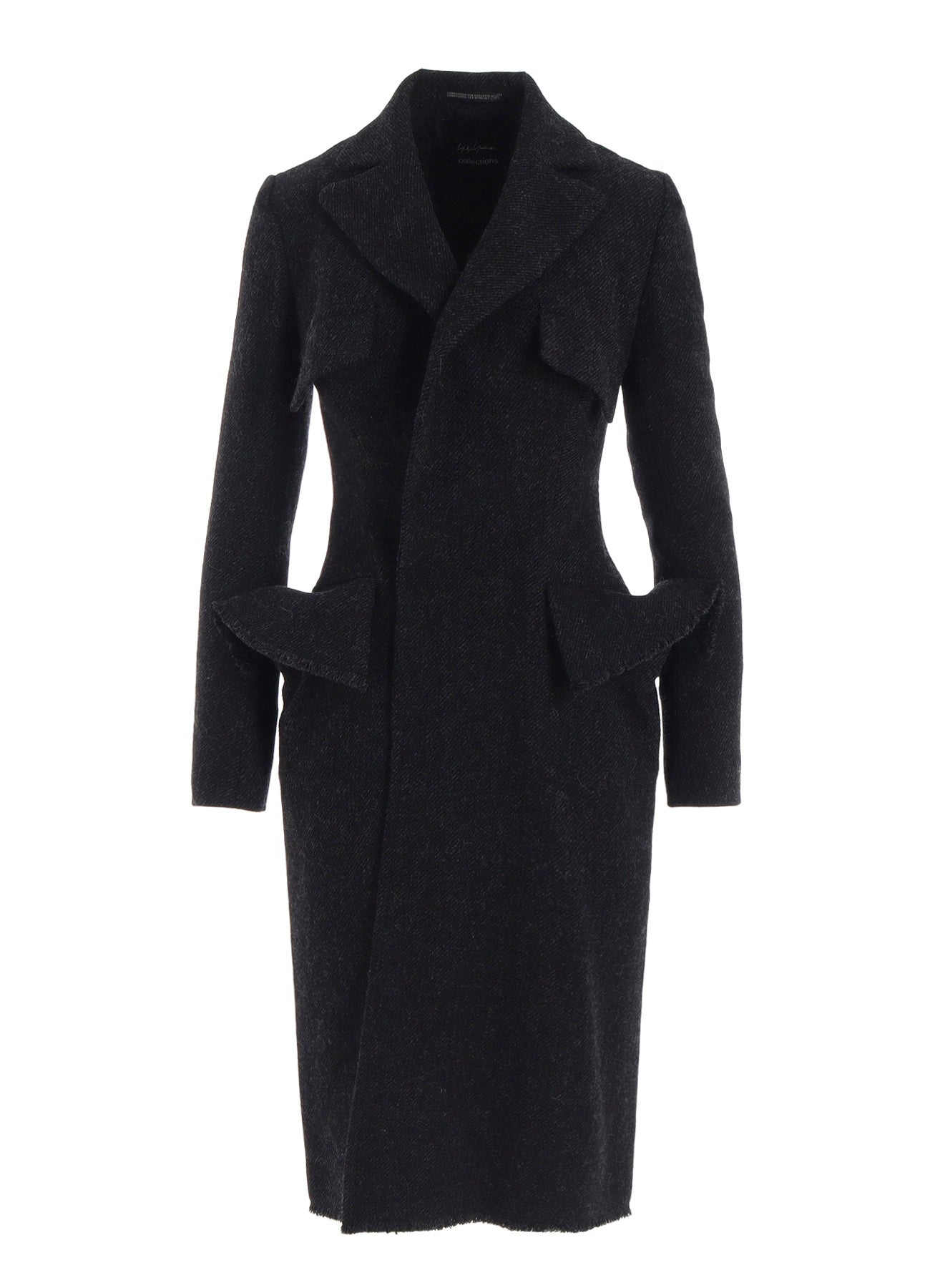TWEED CLOTH FLAP DETAIL SLIM DRESS