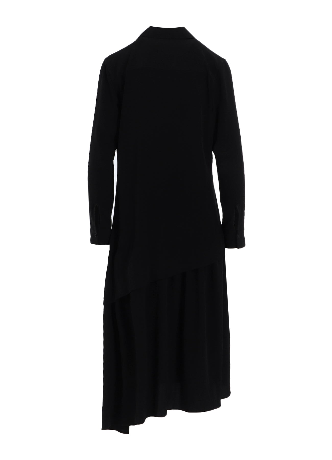 TA/PE CREPE DE CHINE O COLLAR SHIRT DRESS