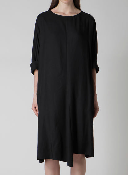 VISCOSE TWILL BIG SILHOUETTE DRESS