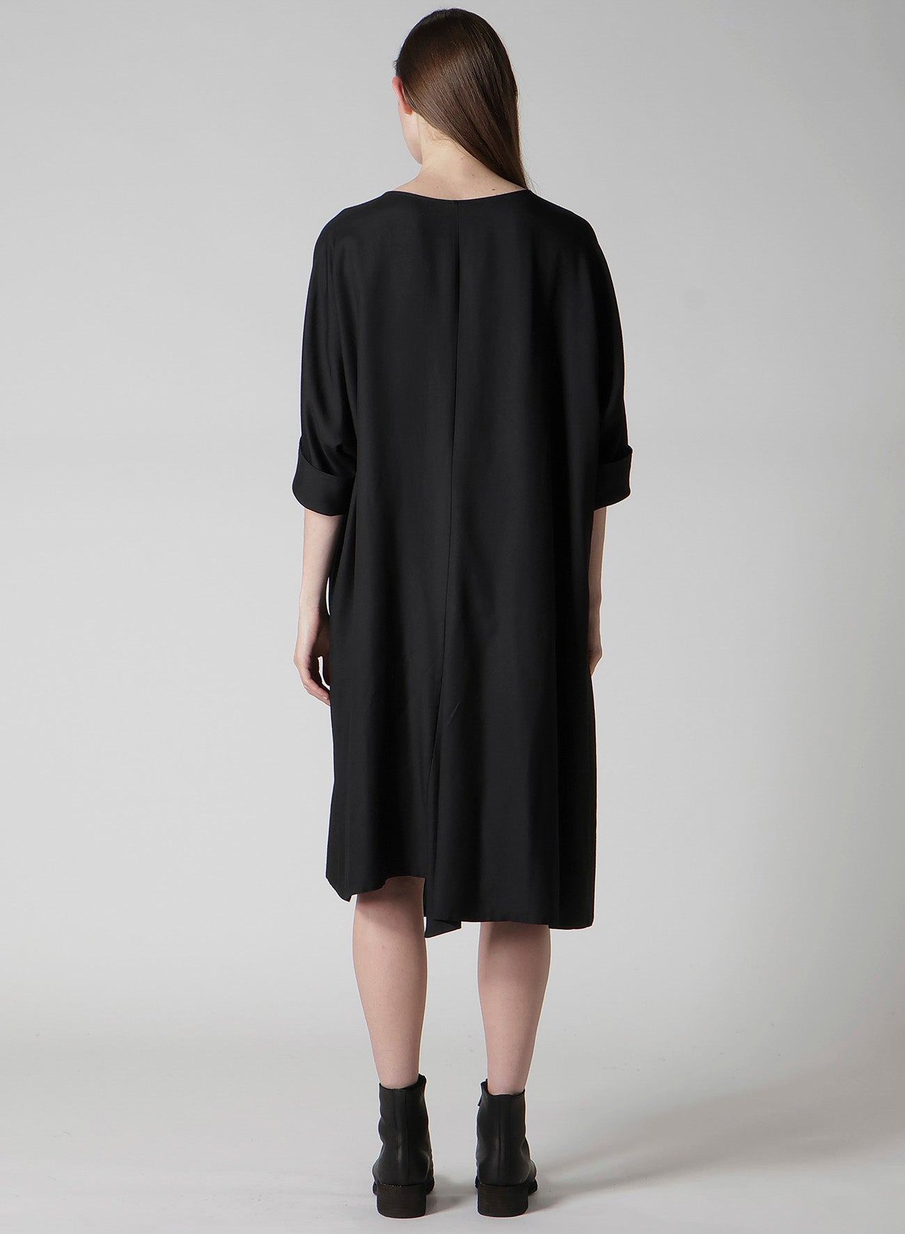 VISCOSE TWILL BIG SILHOUETTE DRESS