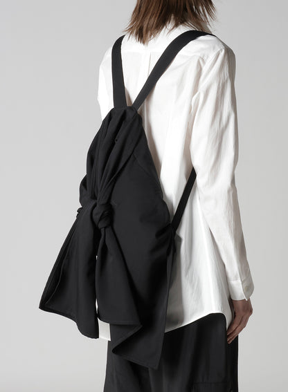 W/GABARDINE CROSS DRAPED BACKPACK
