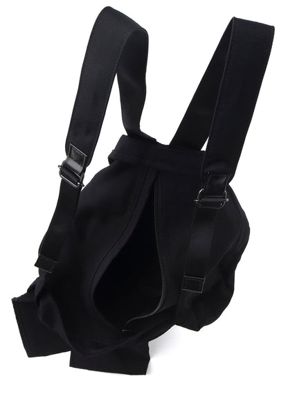 W/GABARDINE CROSS DRAPED BACKPACK