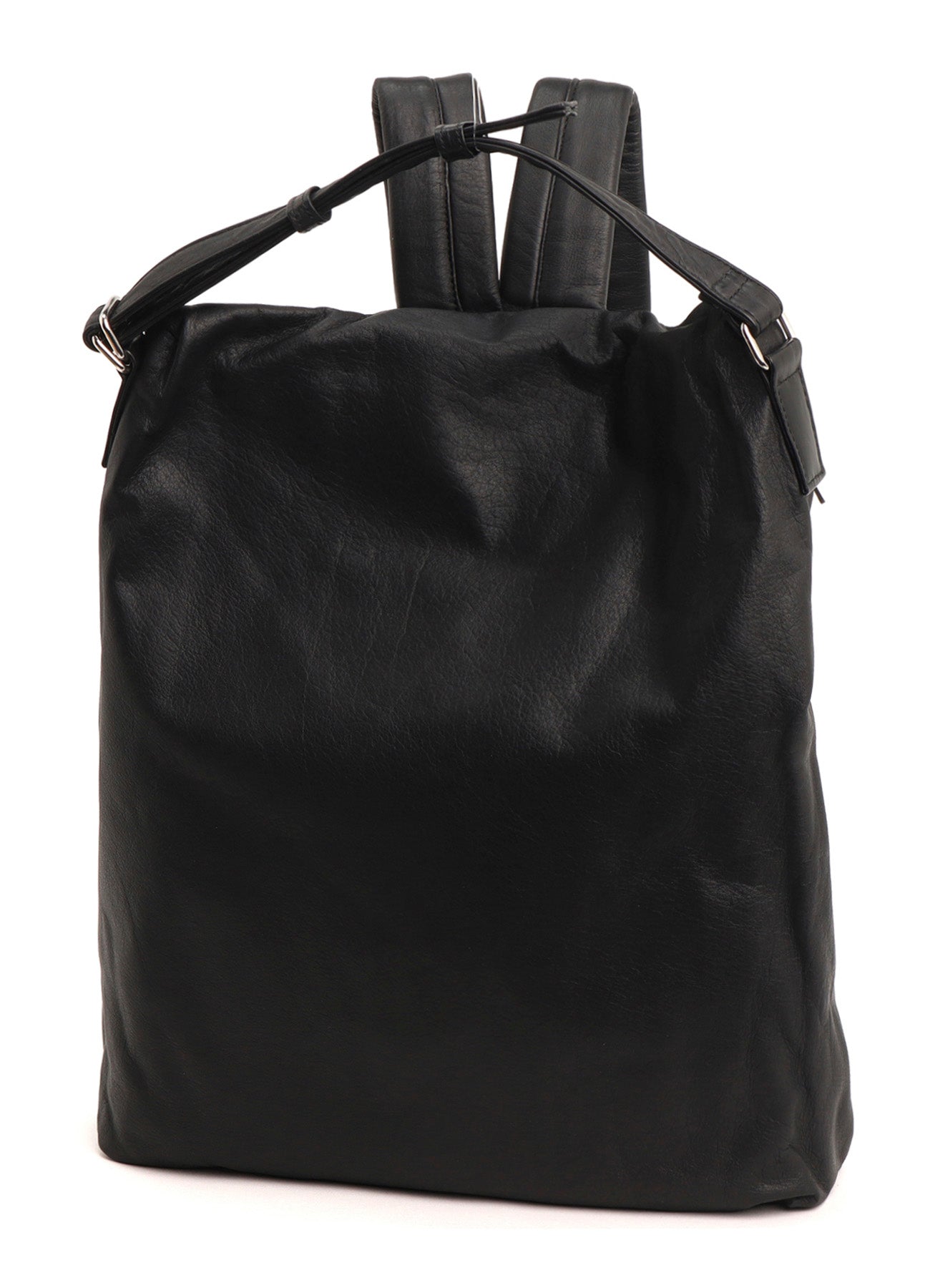 GARMENT LEATHER SQUARE BACKPACK