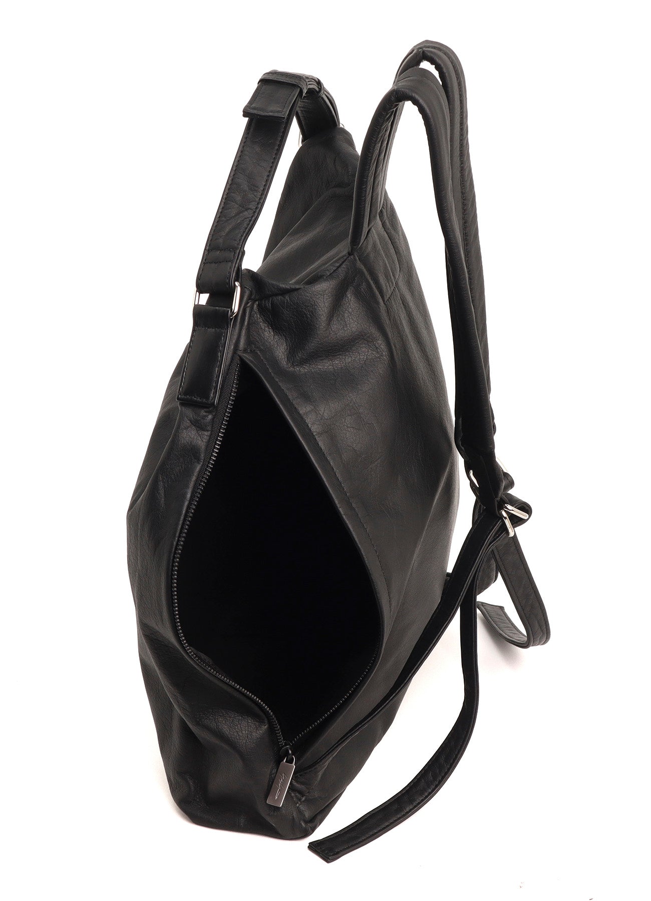 GARMENT LEATHER SQUARE BACKPACK