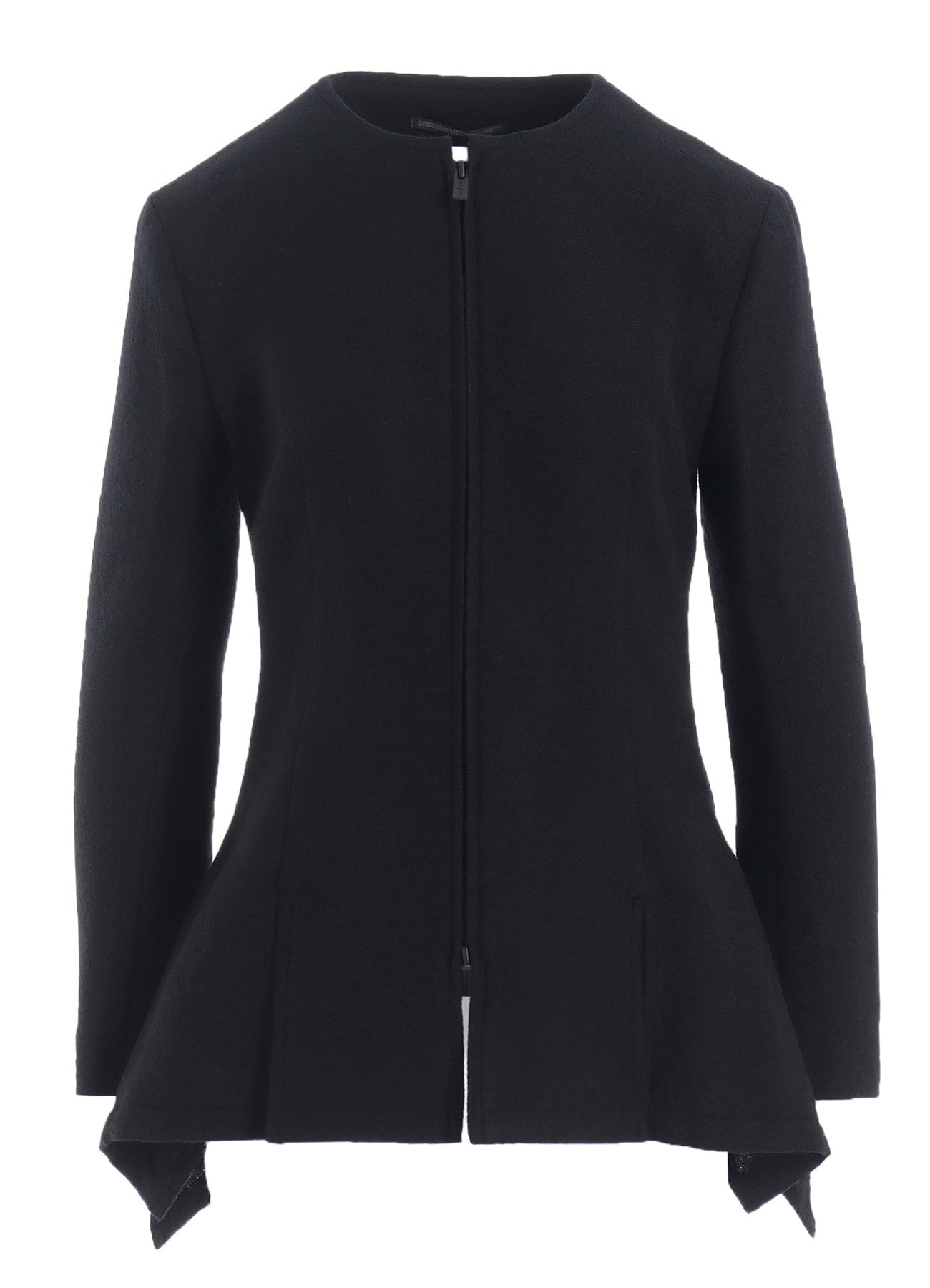 WOOL VIYELLA F ZIP SLIM JACKET