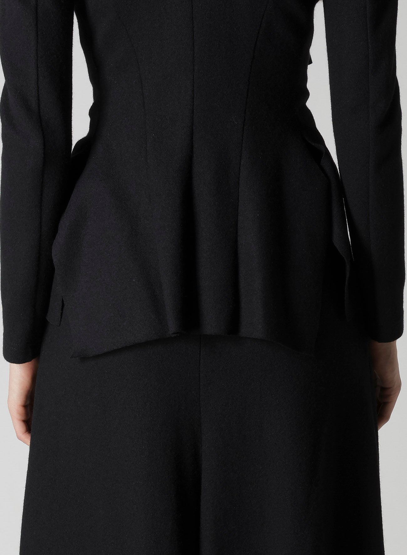 SOFT WOLLEN 1/14 STOLE DETAIL JACKET