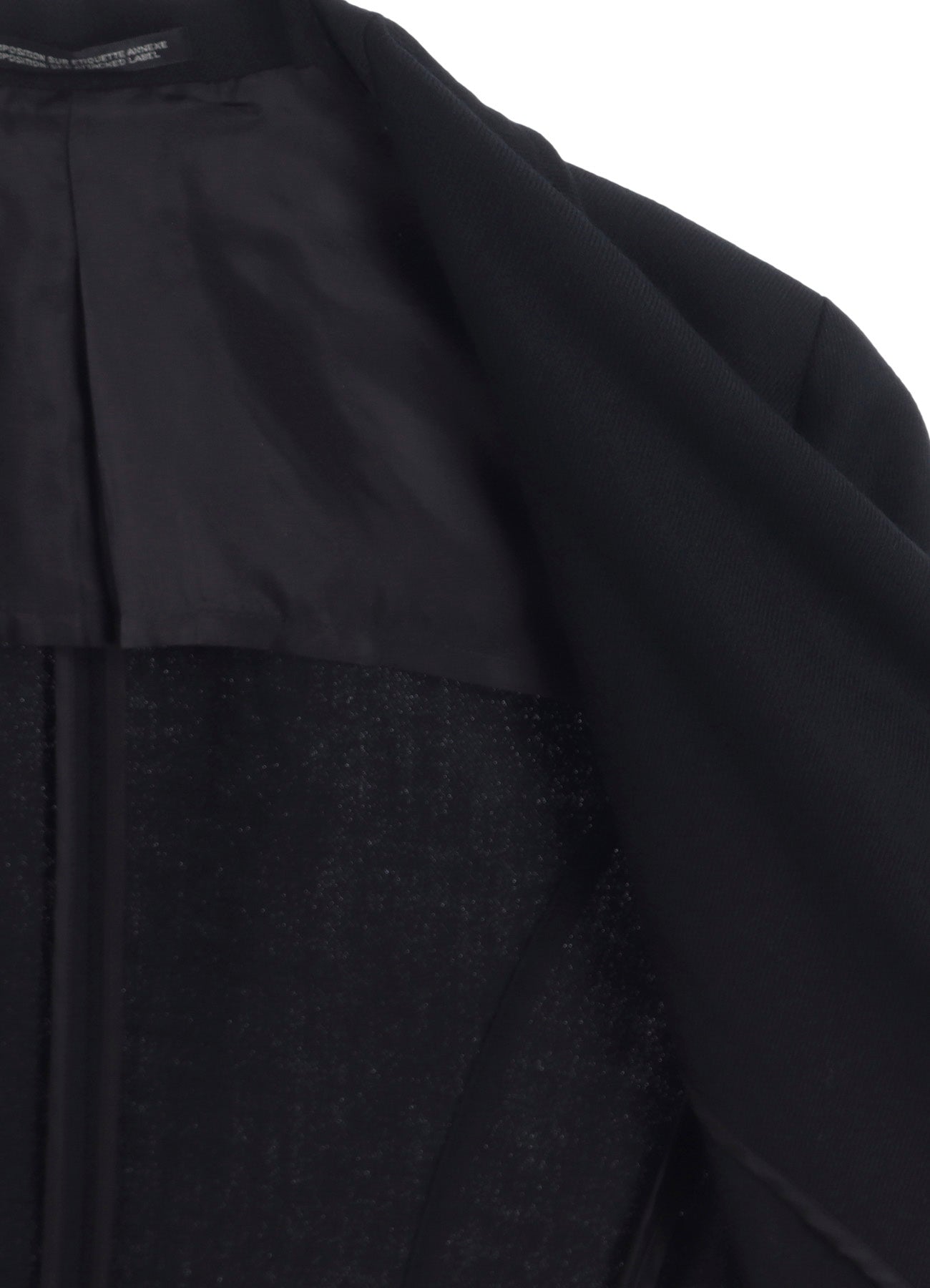 W/SAXONY ASM ROUNDED HEM JACKET