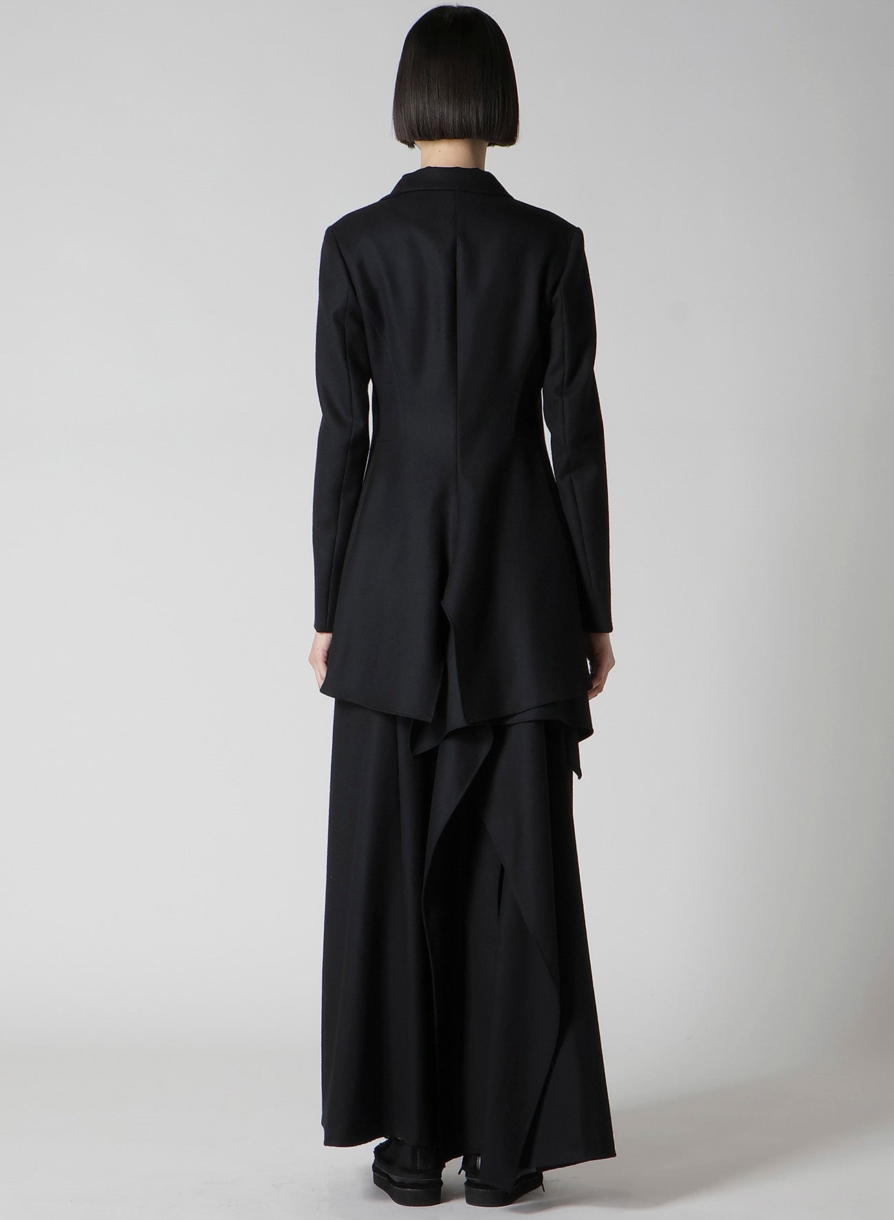 W/SAXONY ASM ROUNDED HEM JACKET