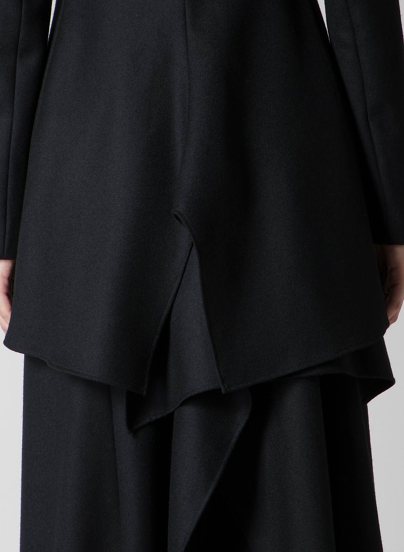 W/SAXONY ASM ROUNDED HEM JACKET