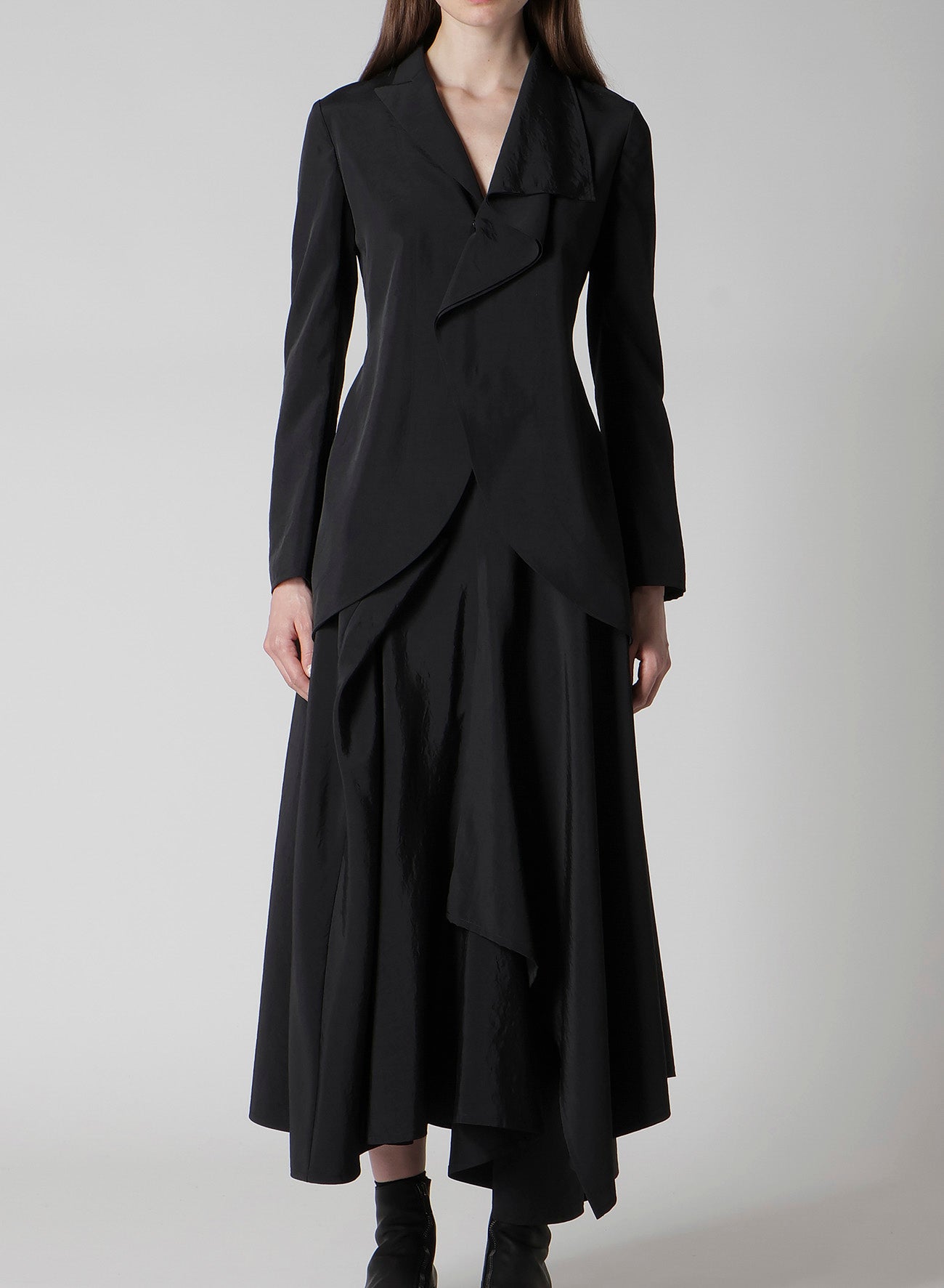 Ny/Si TAFFETA ASM ROUNDED HEM JACKET