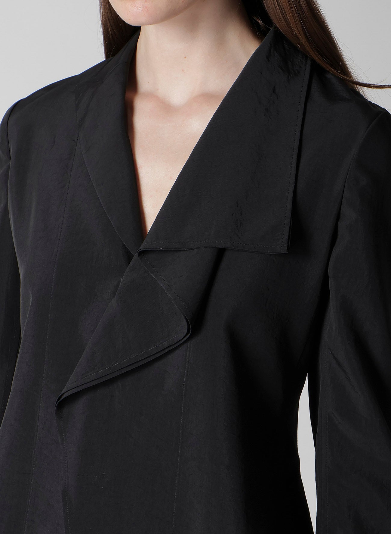 Ny/Si TAFFETA ASM ROUNDED HEM JACKET