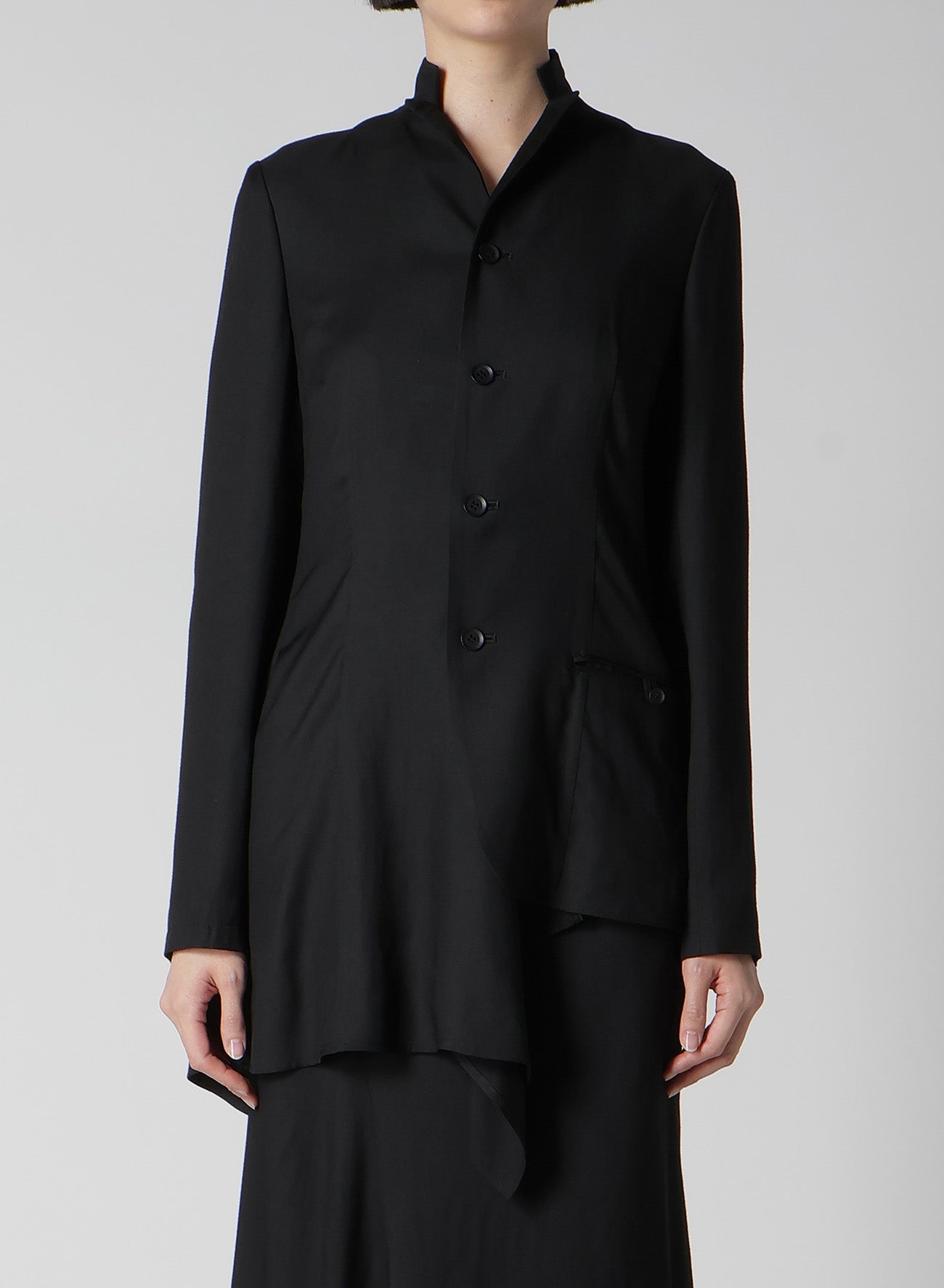 VISCOSE TWILL R LONG STAND C JACKET