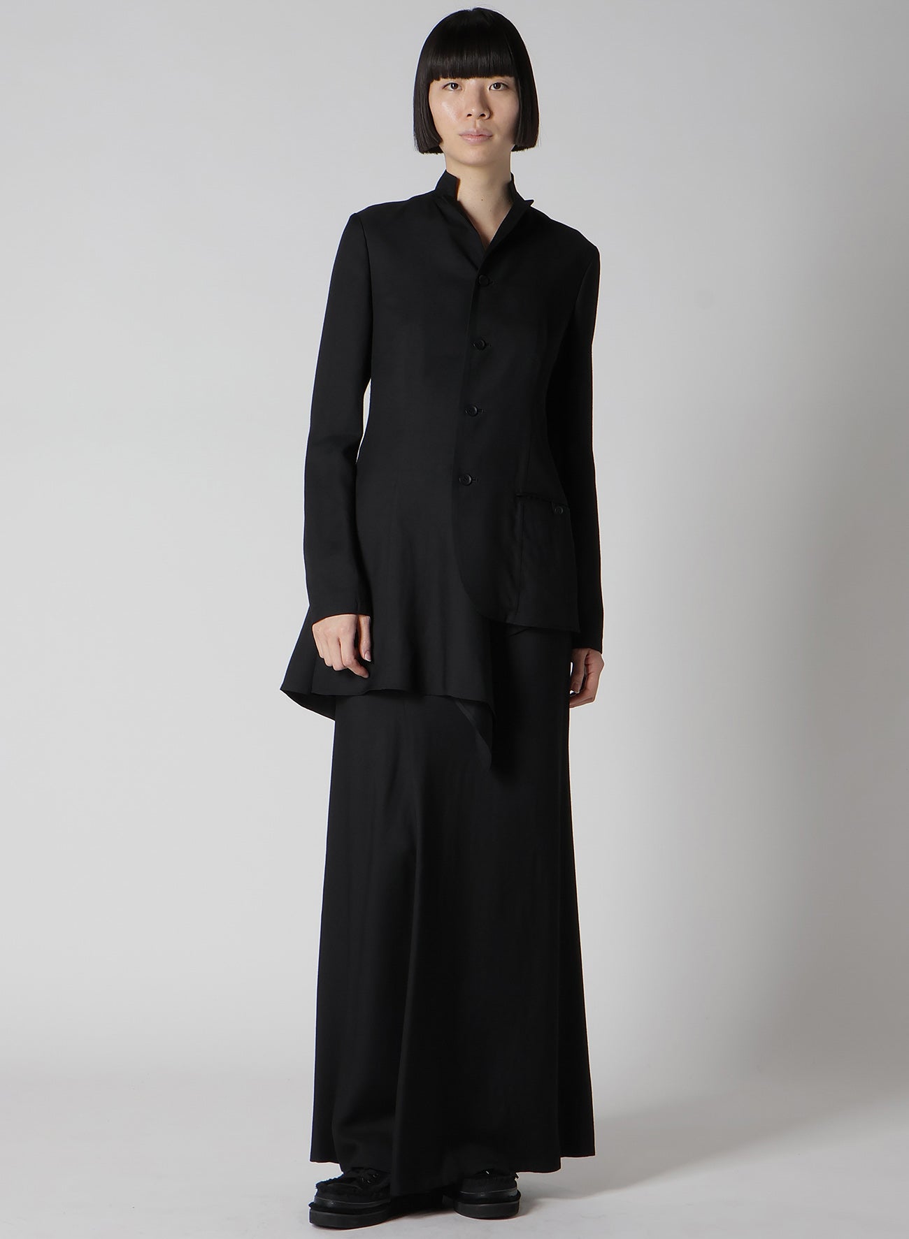 VISCOSE TWILL R LONG STAND C JACKET